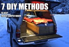 How to keep a truck camper warm